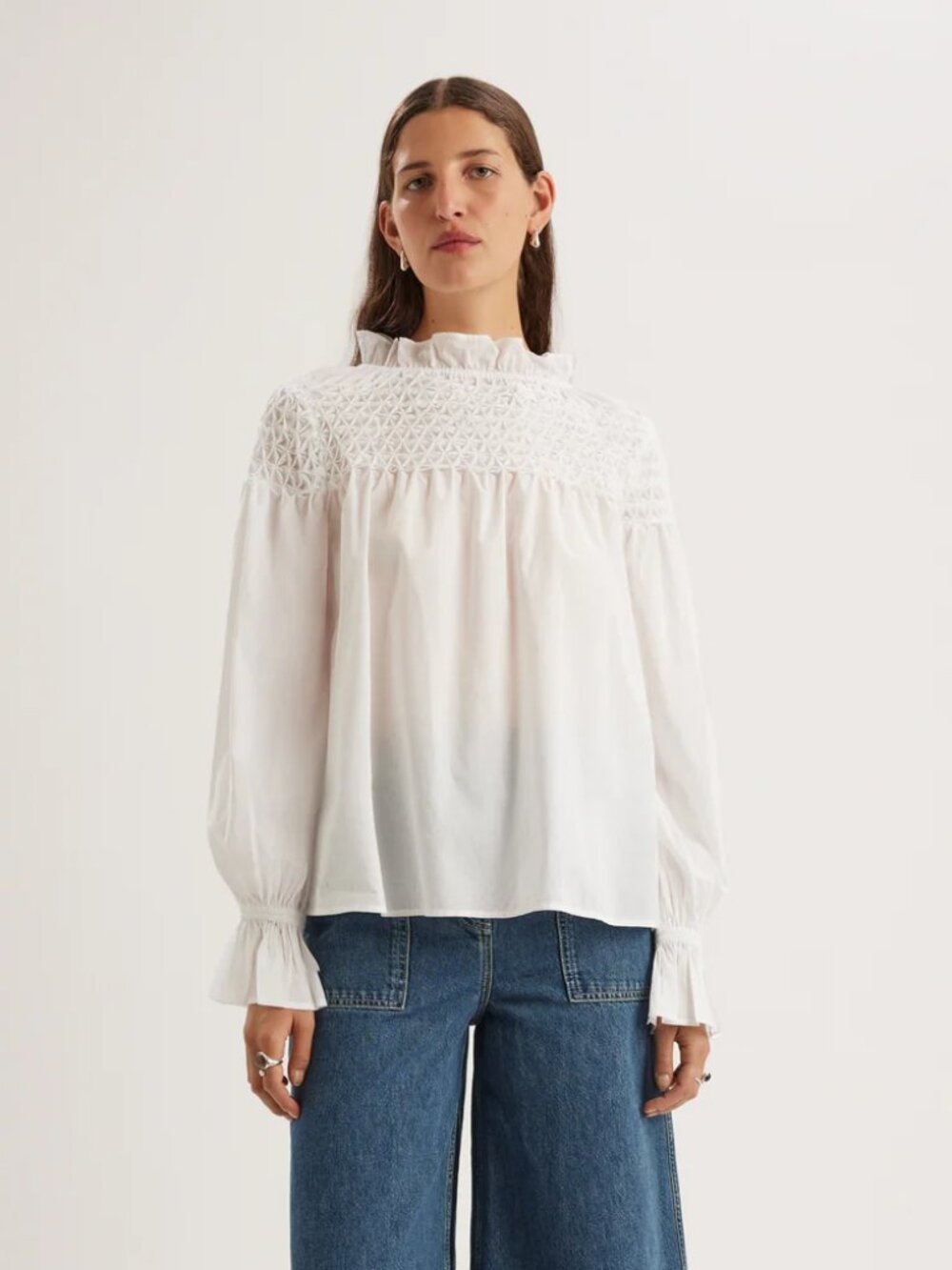 Merlette Majorelle Top in White Size XS